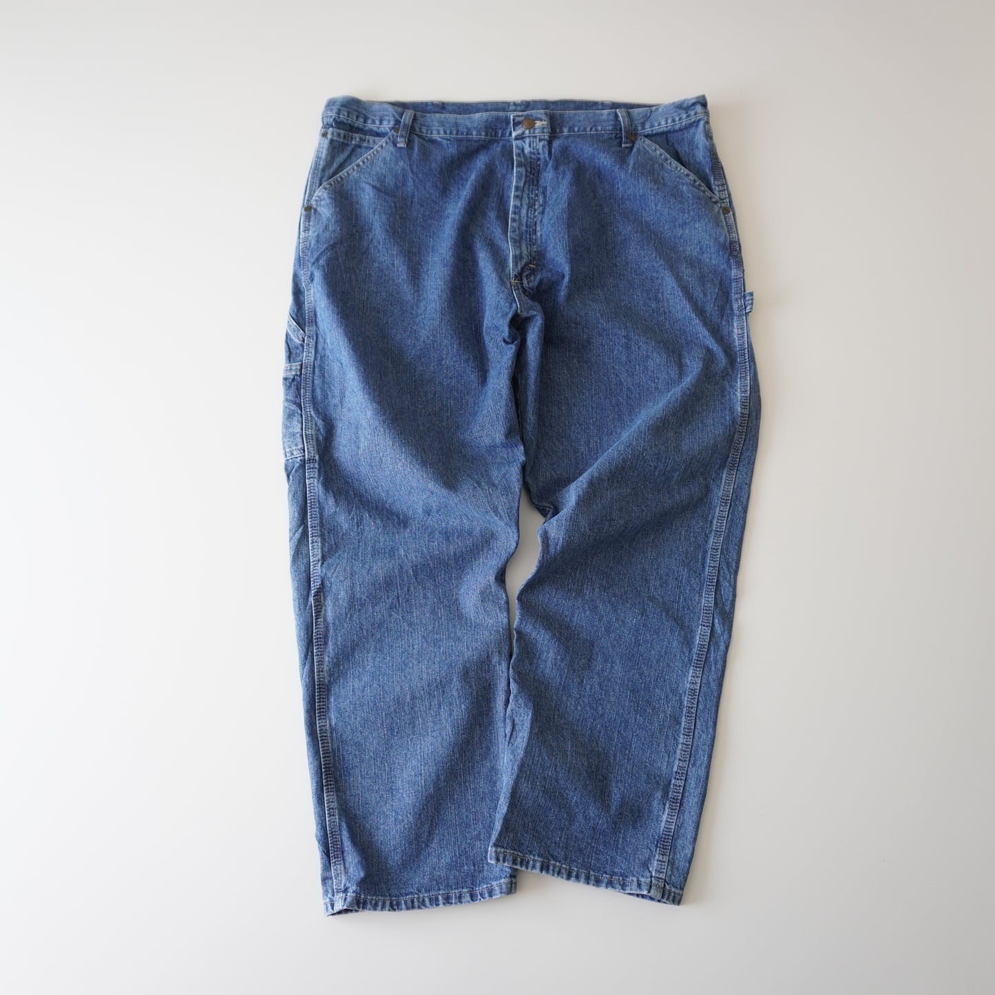 Thrifted – Jean Carpenter Rider by Lee Talla 42x30 USA (CL 54-56) | Cintura 56 cm | Largo 107 cm | Talón 24 cm