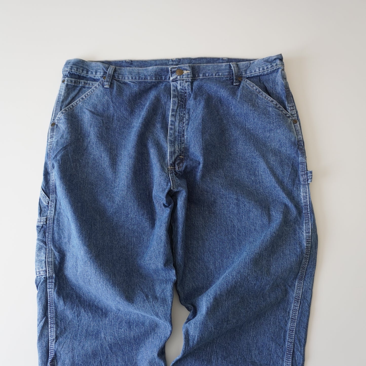 Thrifted – Jean Carpenter Rider by Lee Talla 42x30 USA (CL 54-56) | Cintura 56 cm | Largo 107 cm | Talón 24 cm