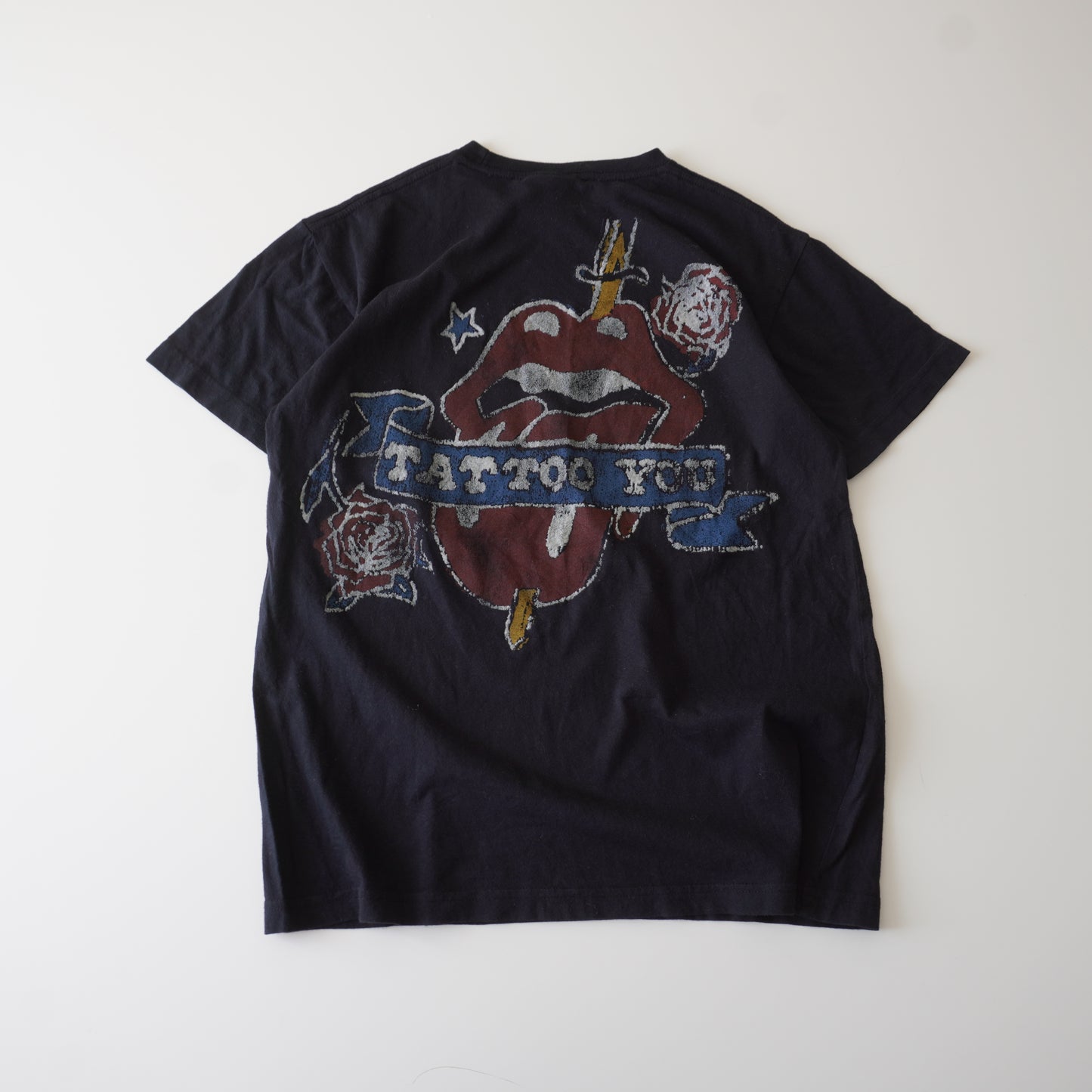 Thrifted – Polera The Rolling Stones 2005 Negra Talla S | Largo 64 cm | Ancho 49 cm