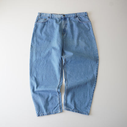 Thrifted – Jean Backroad Blues Talla 44x30 USA (CL 54 aprox.) | Cintura 55 cm | Largo 107 cm | Talón 24 cm