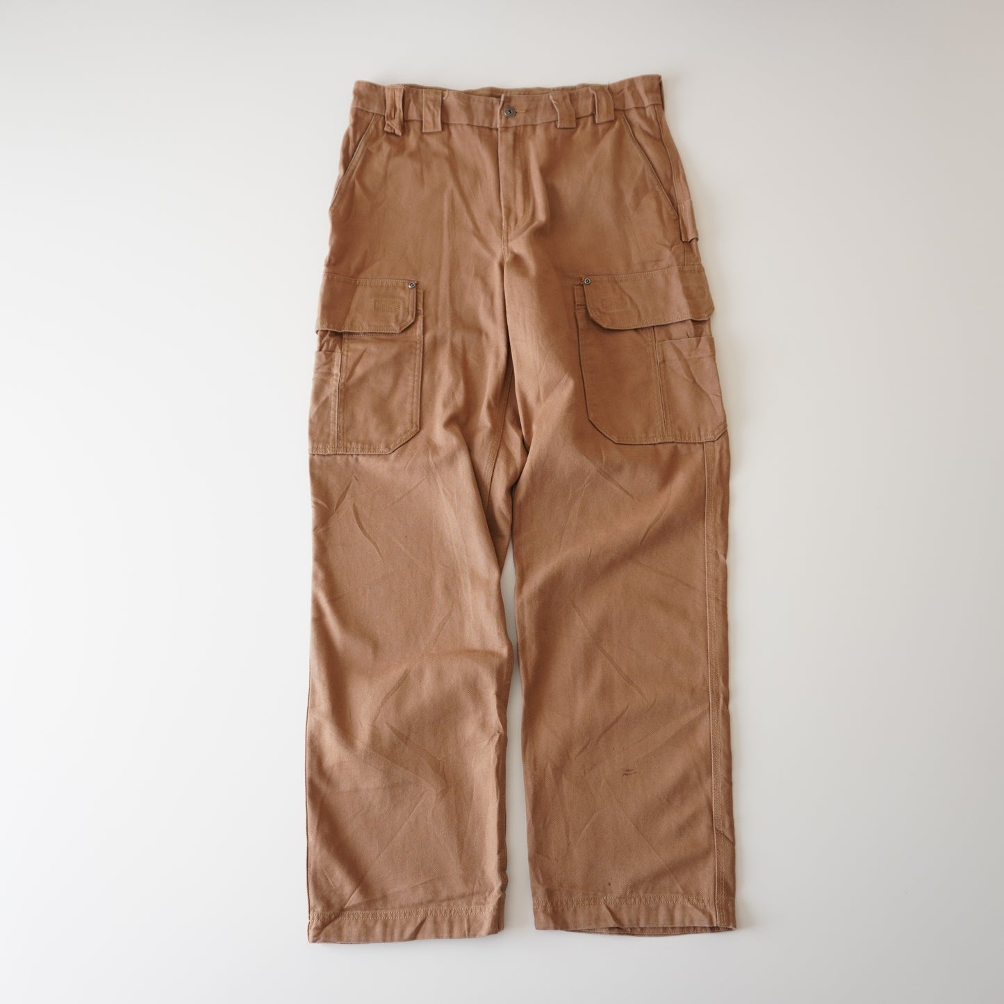 Thrifted – Jean Cargo Café Duluth Trading Talla 35x34 USA (CL 44) | Cintura 45 cm | Largo 111 cm | Talón 23 cm