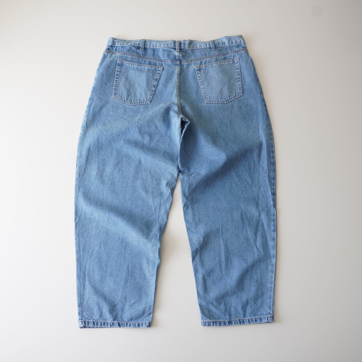 Thrifted – Jean Backroad Blues Talla 44x30 USA (CL 54 aprox.) | Cintura 55 cm | Largo 107 cm | Talón 24 cm