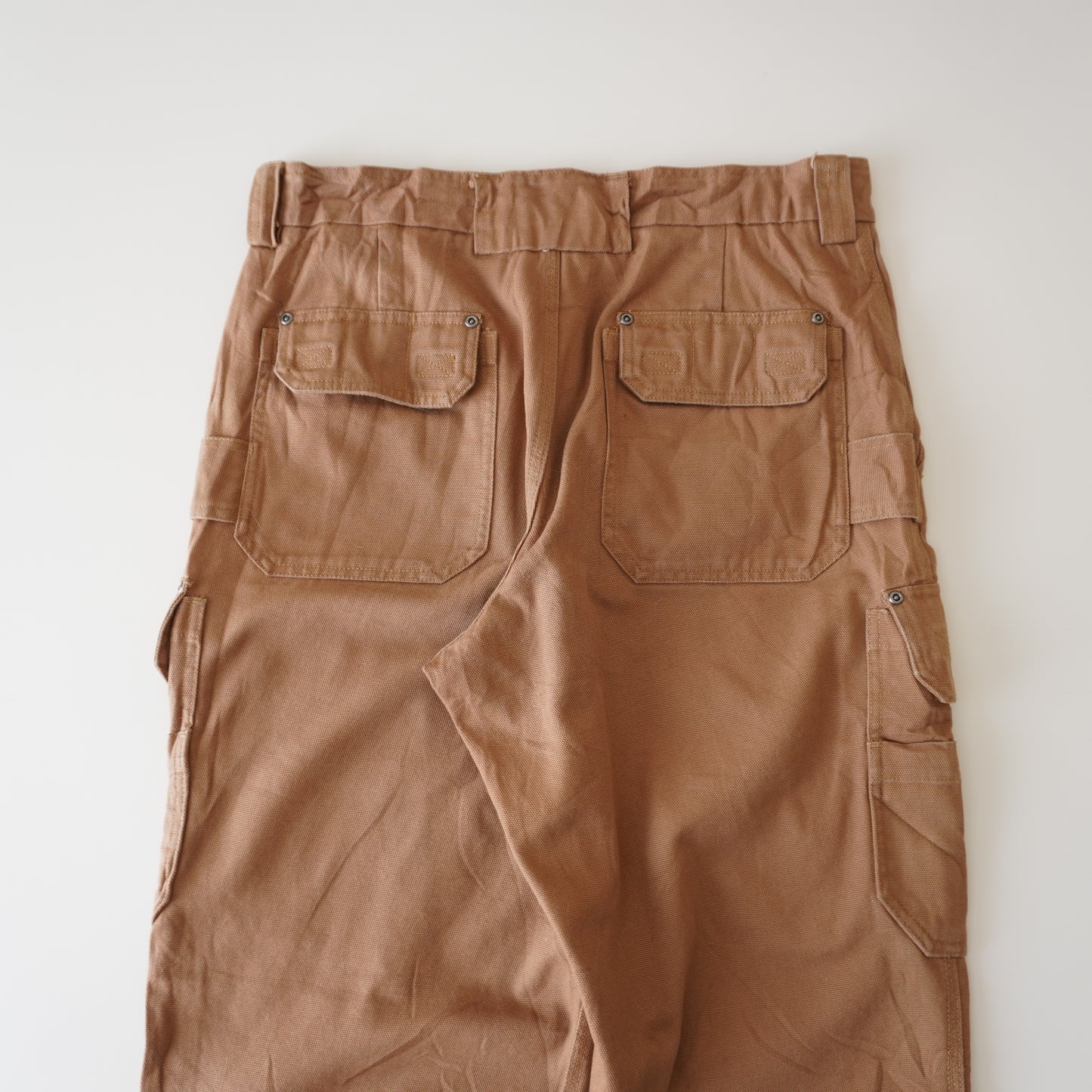 Thrifted – Jean Cargo Café Duluth Trading Talla 35x34 USA (CL 44) | Cintura 45 cm | Largo 111 cm | Talón 23 cm