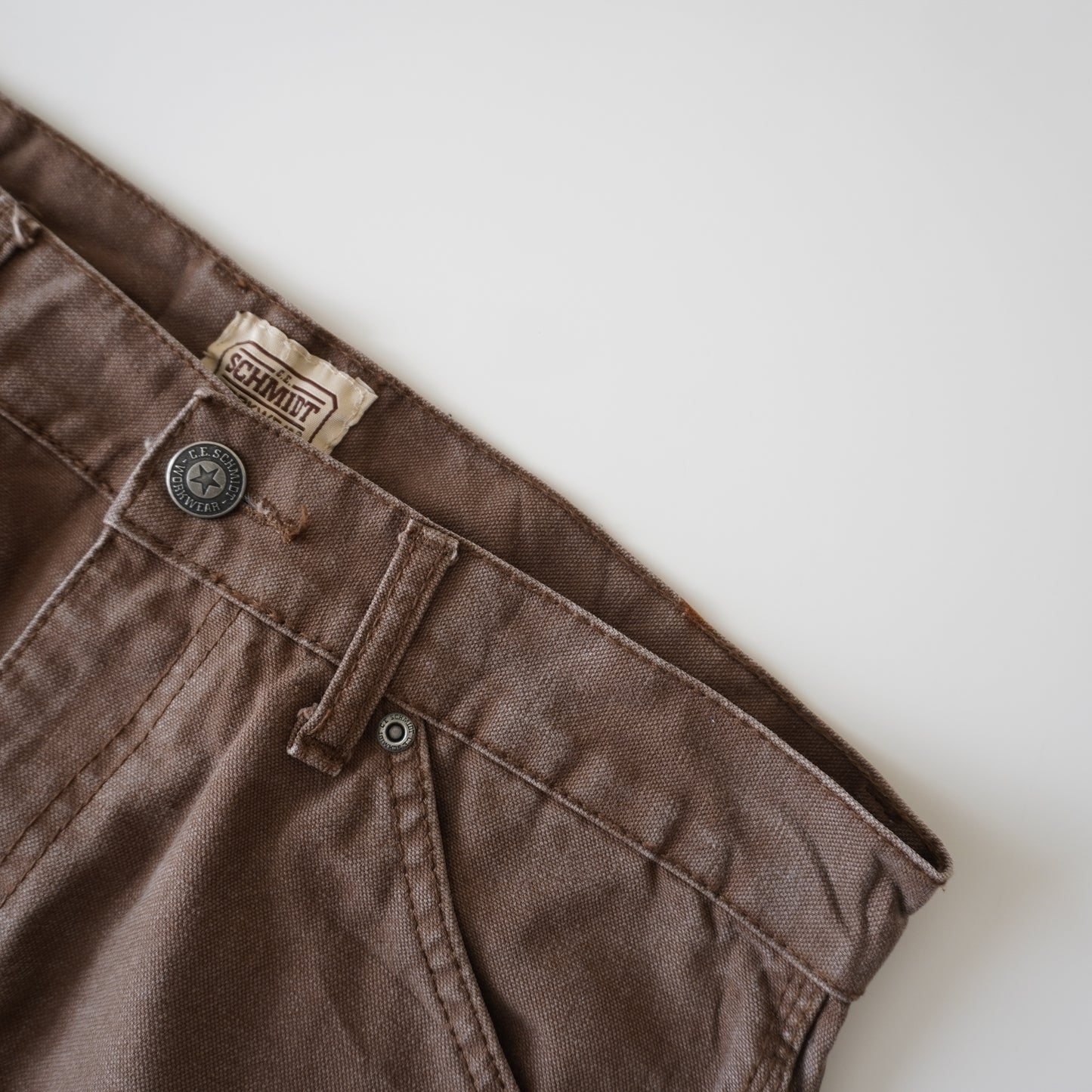 Thrifted – Jean Schmidt Workwear Talla 34x30 USA (CL 42-44) | Cintura 44 cm | Largo 101 cm | Talón 23 cm