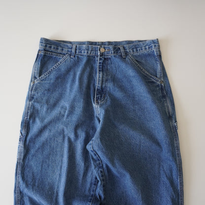 Thrifted – Jean Carpenter Wrangler Talla 36x32 USA | Cintura 47 cm | Largo 109 cm | Talón 24 cm