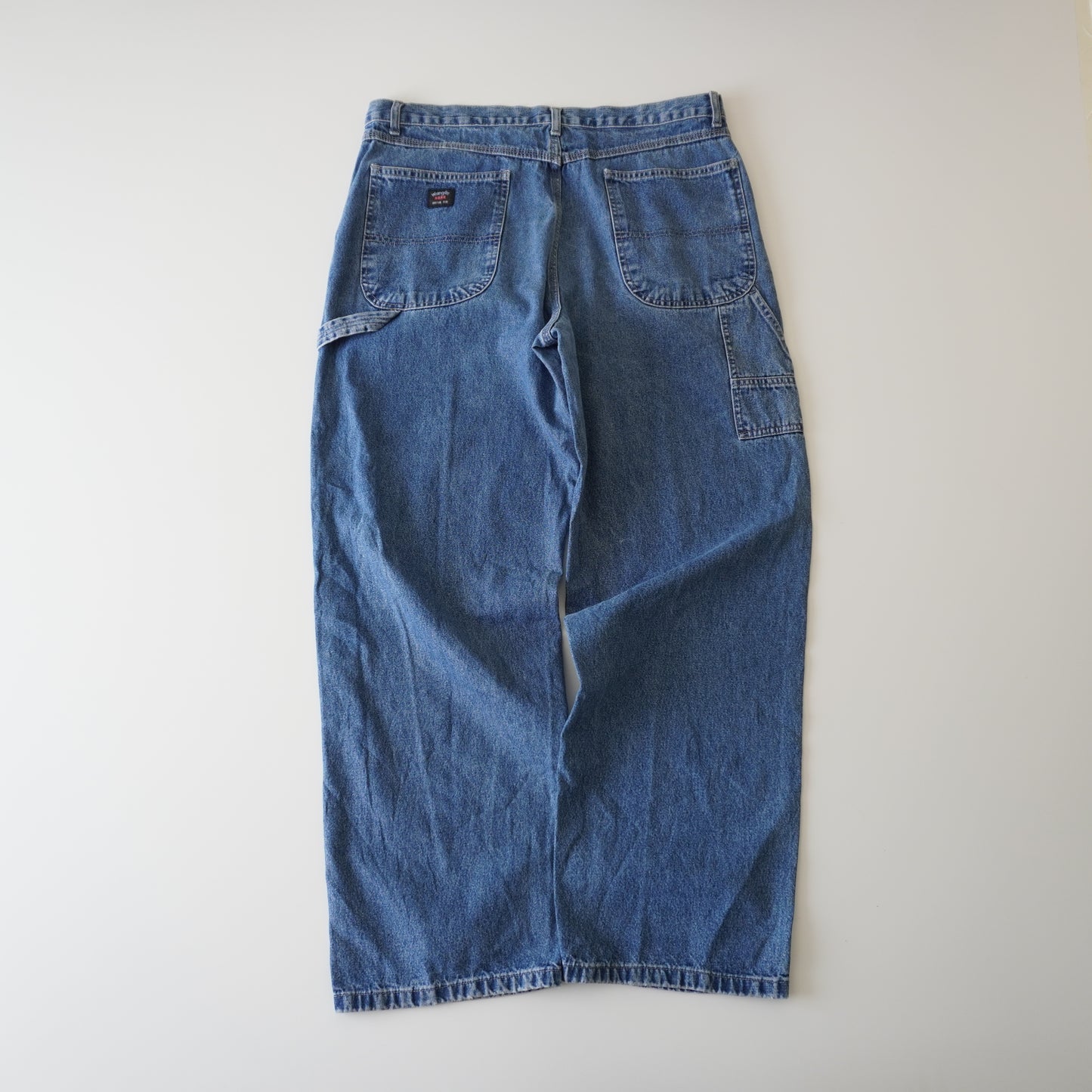 Thrifted – Jean Carpenter Wrangler Talla 36x32 USA | Cintura 47 cm | Largo 109 cm | Talón 24 cm