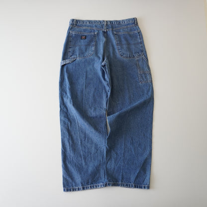Thrifted – Jean Carpenter Wrangler Talla 36x32 USA | Cintura 47 cm | Largo 109 cm | Talón 24 cm