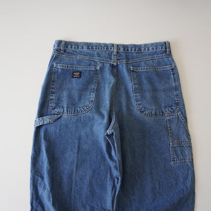 Thrifted – Jean Carpenter Wrangler Talla 36x32 USA | Cintura 47 cm | Largo 109 cm | Talón 24 cm