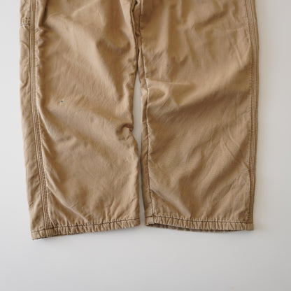 Thrifted – Jean Wrangler Café Beige con Interior Polar Talla 32x30 USA (CL 40-42) | Cintura 42 cm | Largo 97 cm | Talón 23 cm