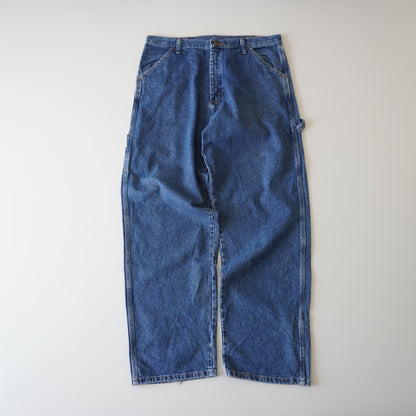 Thrifted – Jean Carpenter Rustler Talla 34x32 USA (CL 44-46) | Cintura 47 cm | Largo 111 cm | Talón 24 cm