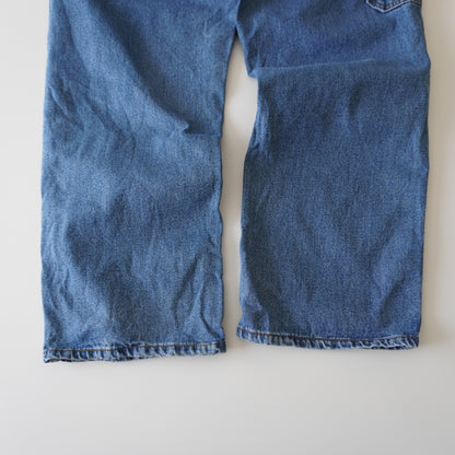 Thrifted – Jean Carpenter Azul Blue Mountains Talla 36x30 USA (CL 46-48) | Cintura 48 cm | Largo 98 cm | Talón 24 cm