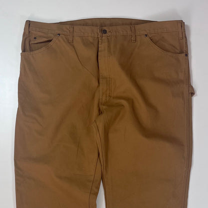 Thrifted – Jean Carpenter Dickies Café Talla 48x32 USA (CL 56 aprox.) | Cintura 62 cm | Largo 110 cm | Talón 26 cm