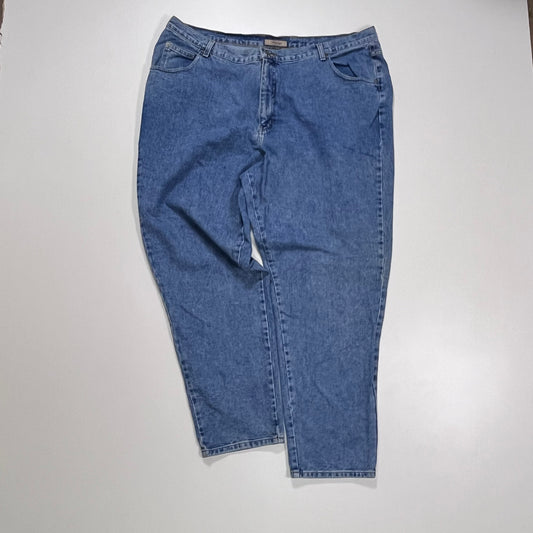 Thrifted – Jean True My Sing Talla 44x32 USA (CL 54 aprox.) | Cintura 56 cm | Largo 110 cm | Talón 20 cm