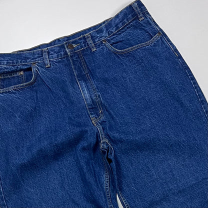 Thrifted – Jean Denim Talla 40x32 USA (CL 50 aprox.) | Cintura 50 cm | Largo 110 cm | Talón 23 cm