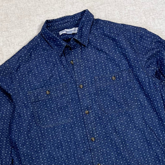 Thrifted – Camisa Old Navy Azul Talla XL