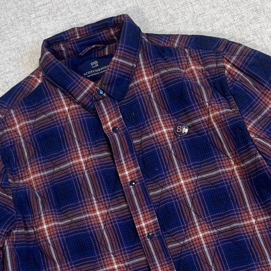 Thrifted – Chaqueta Forrada Scotch & Soda Escocesa Talla XL (CL L aprox.) | Hombros 47 cm | Largo 71 cm