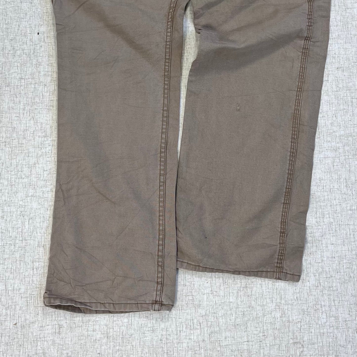 Thrifted – Jean Carpenter Café Claro Schmith Talla 36x34 USA (CL 50–52) | Cintura 47 cm | Largo 114 cm | Talón 24 cm