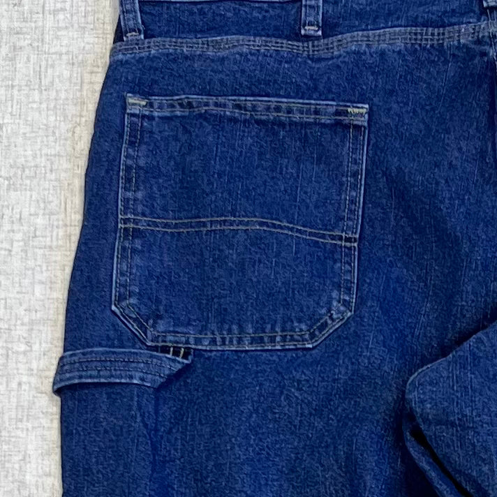 Thrifted – Jean Carpenter Forrado Wrangler Talla 38x30 USA (CL 52–54) | Cintura 50 cm | Largo 101 cm | Talón 24 cm