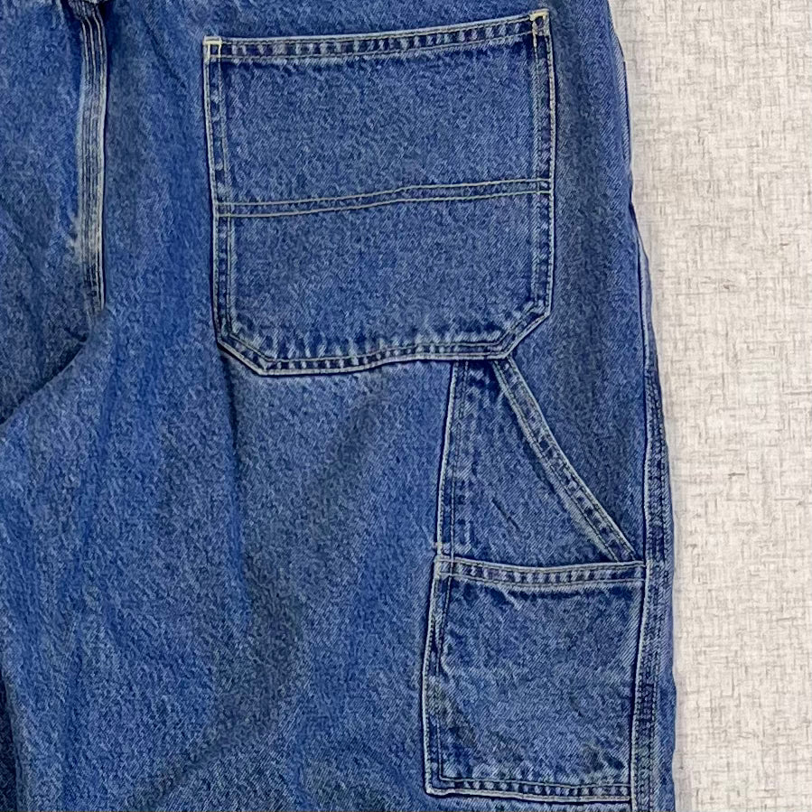 Thrifted – Jean Carpenter Denim Old Navy Talla 38x34 USA (CL 52–54) | Cintura 48 cm | Largo 115 cm | Talón 25 cm