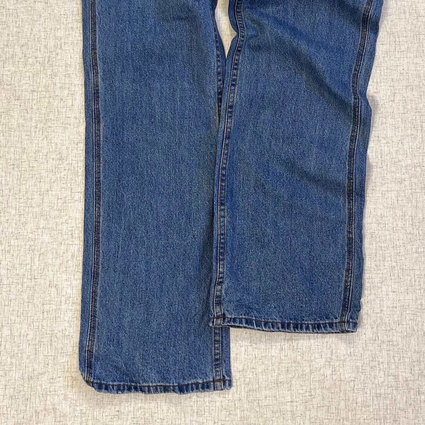 Thrifted – Jean Carpenter Denim Faded Glory Talla 30x32 USA (CL 44–46) | Cintura 42 cm | Largo 111 cm | Talón 24 cm