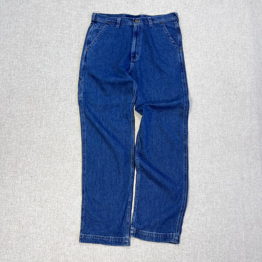 Thrifted – Jean Carpenter Clásico Vintage Talla 34x34 USA (CL 48) | Cintura 46 cm | Largo 120 cm | Talón 24 cm