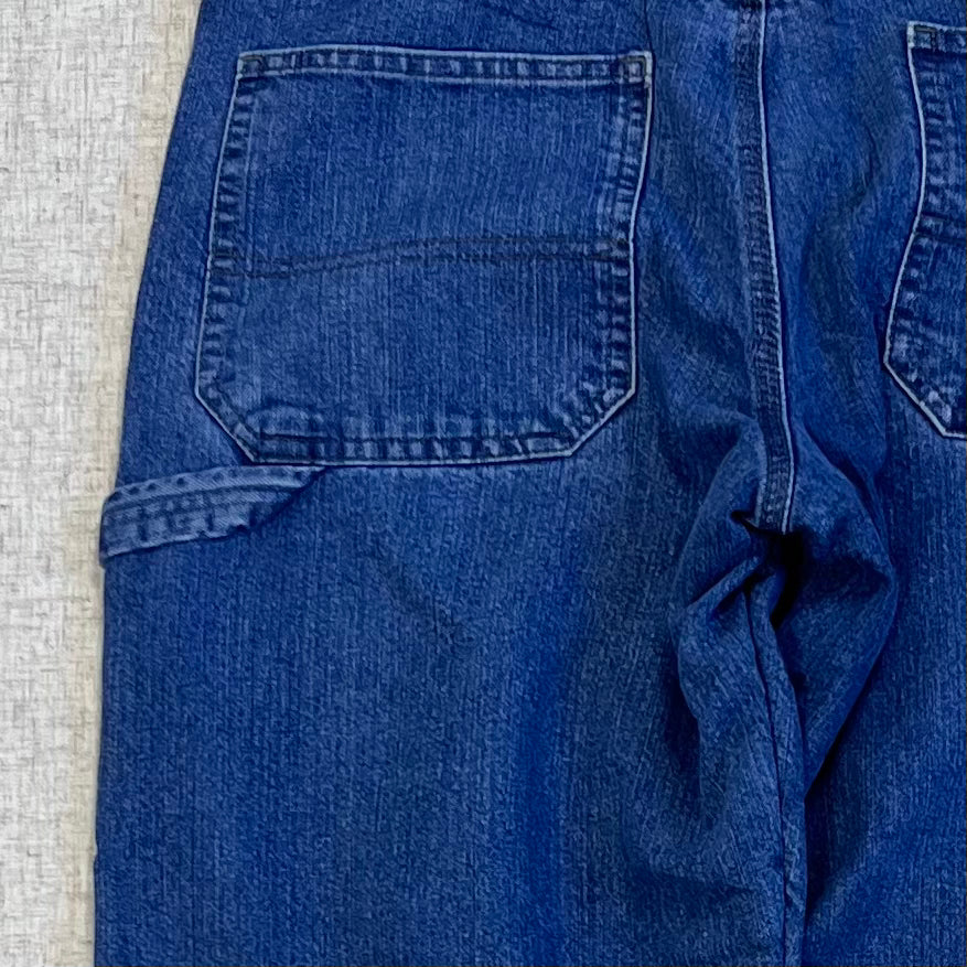 Thrifted – Jean Carpenter Forrado Wrangler Talla 32x32 USA (CL 46–48) | Cintura 42 cm | Largo 105 cm | Talón 24 cm