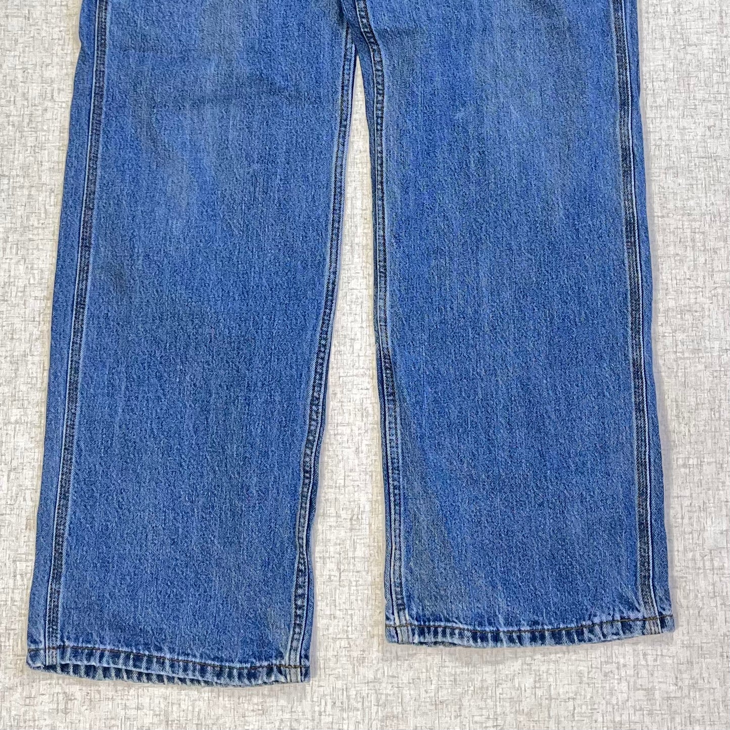 Thrifted – Jean Carpenter Denim Faded Glory Talla 34x32 USA (CL 48) | Cintura 44 cm | Largo 109 cm | Talón 25 cm