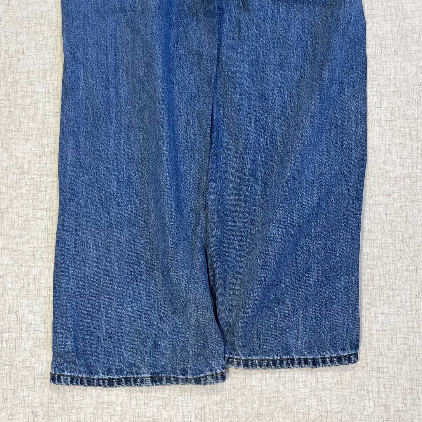 Thrifted – Jean Carpenter Denim Faded Glory Talla 34x32 USA (CL 48) | Cintura 44 cm | Largo 109 cm | Talón 25 cm