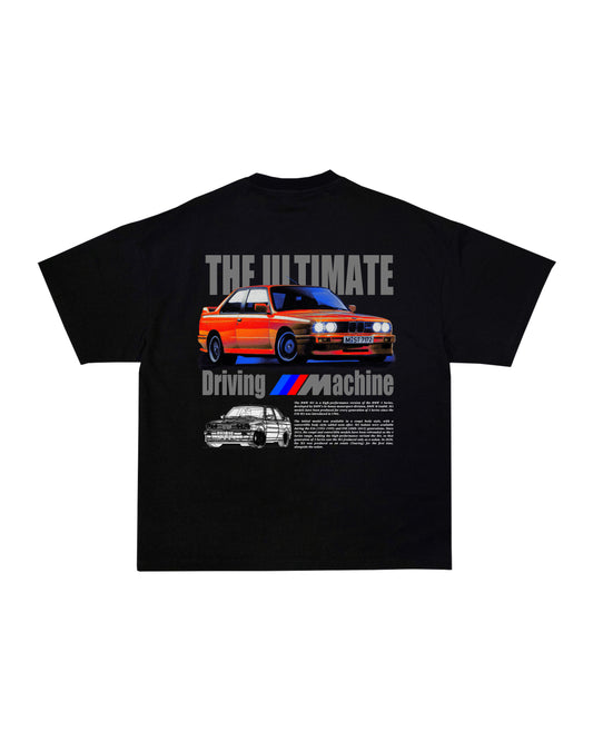 Polera manga corta gruesa - Color Negro  🏁 BMW E30 M3